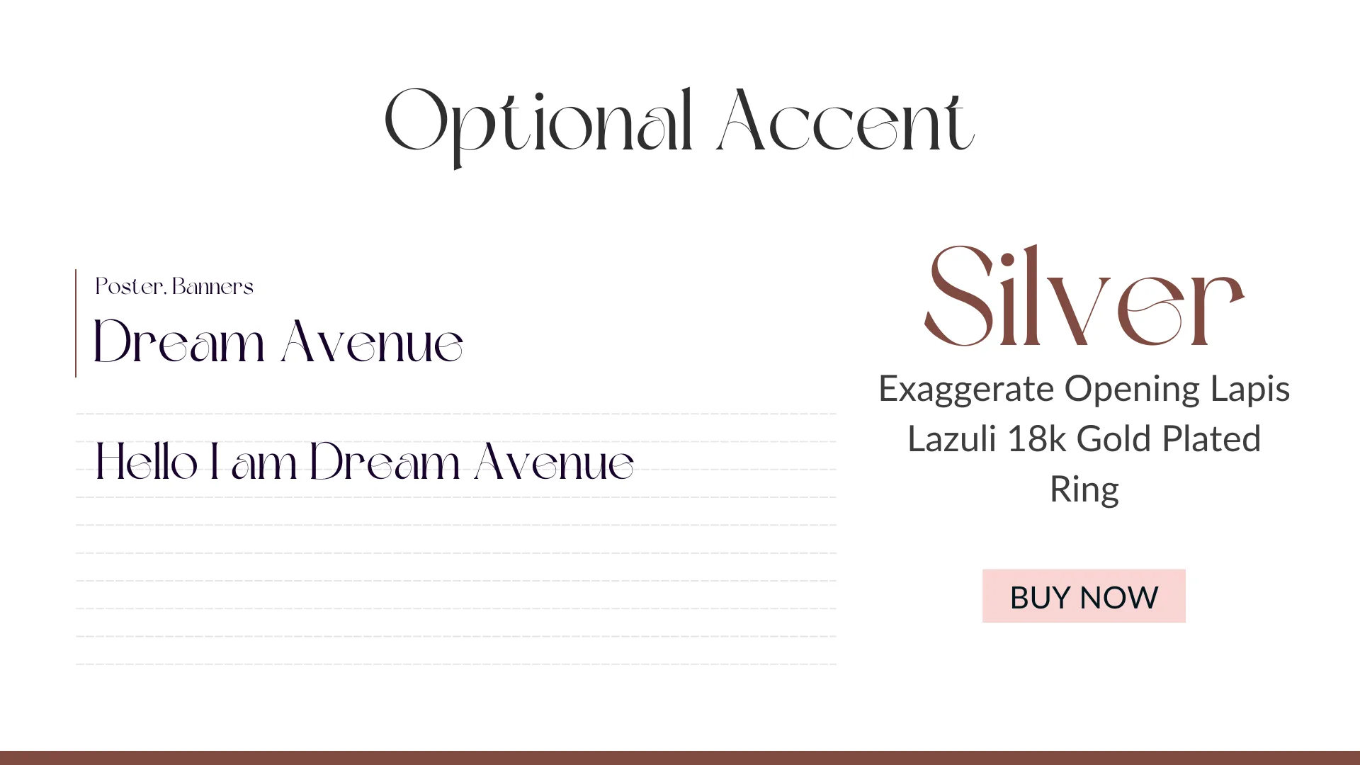 Orek Brand Kit Optional Accent